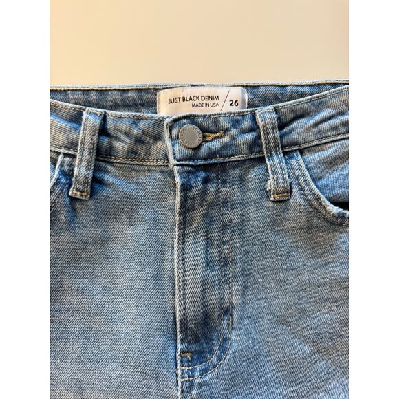 Just Black Denim Jeans Sz 26 - Picture 5 of 7
